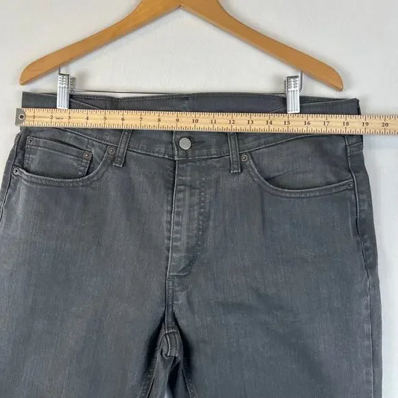 Levis 541 Jeans Mens 36x30 Black Gray Athletic Tapered‎ Mid Rise Stretch Denim - Picture 7 of 11